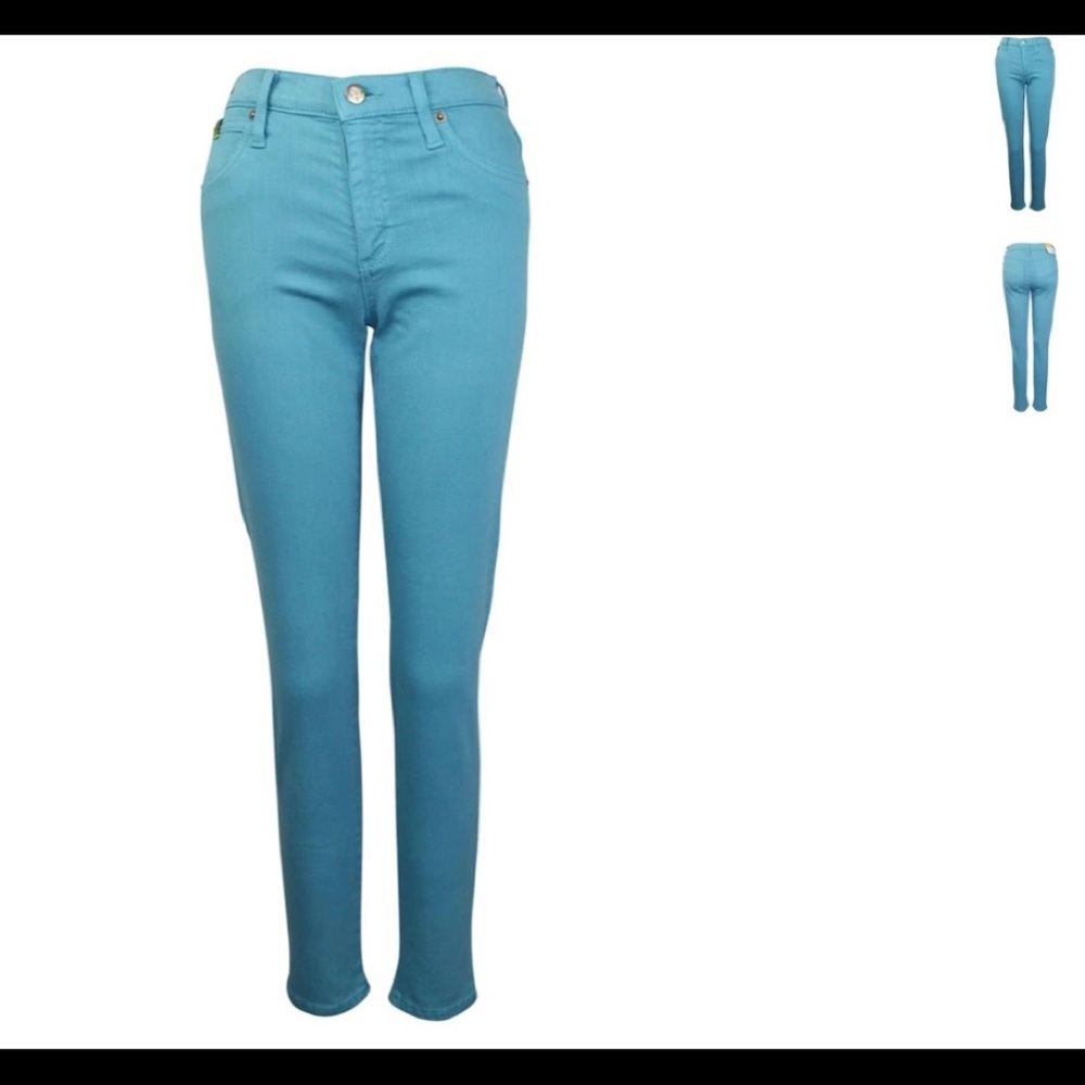 Second Denim Yoga Jeans Aqua high rise an…